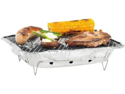 Infactory Einweggrill:6er-Set Handliche Einweg-Grills Mit 500 G Kohle Je Grill Und Anzünder -Rosenstein & Söhne Shop nc3216 3 1