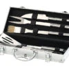 Rosenstein & Söhne Grillkoffer:Edelstahl-Grillbesteck Im Aluminium-Koffer