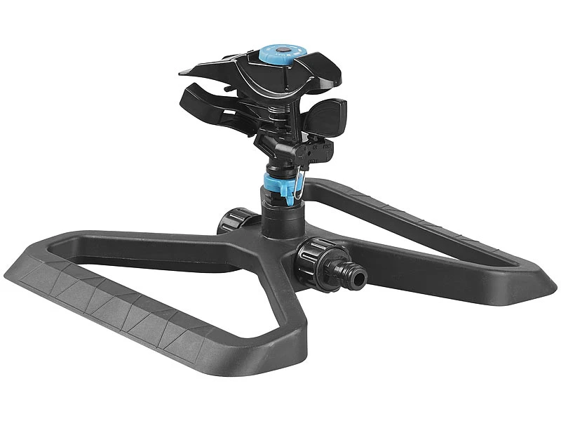 Royal Gardineer Gartensprinkler:2er Pack, Impuls-Rasensprenger Mit Standfuß, 360°, 314 M² 4 Royal Gardineer Gartensprinkler:2er Pack, Impuls-Rasensprenger Mit Standfuß, 360°, 314 M² – Bild 2