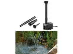 Royal Gardineer Teich-Pumpe:Teichpumpe "Fontaine" Mit 4 Wasserspiel-Aufsätzen Versandrückläufer -Rosenstein & Söhne Shop nc5154 4