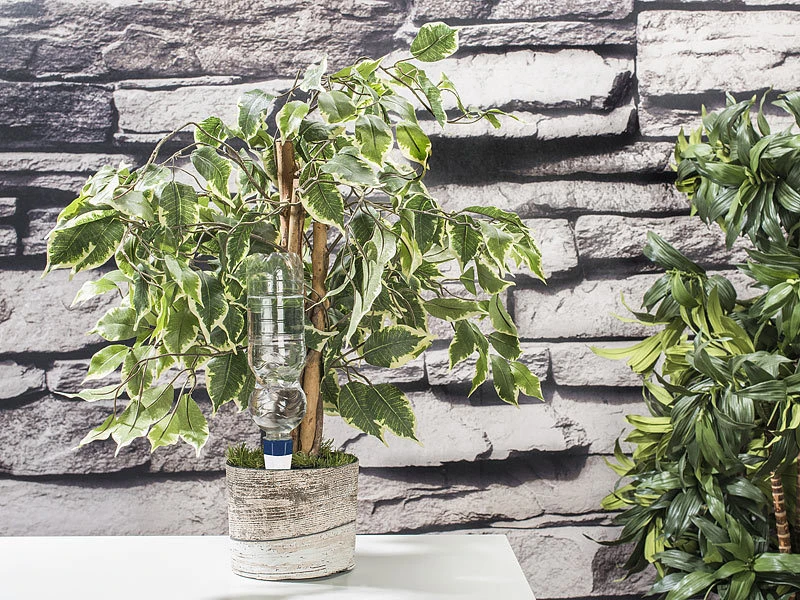 Royal Gardineer Blumentopfbewässerung:12er-Set Tonspitzen-Pflanzenbewässerung-System Für PET-Flaschen 7 Royal Gardineer Blumentopfbewässerung:12er-Set Tonspitzen-Pflanzenbewässerung-System Für PET-Flaschen – Bild 5