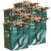 Royal Gardineer Laubsack:6er-Set Gartensäcke Für Laub & Co., Bis 120 Liter & 25 Kg, Rechteckig
