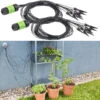 Royal Gardineer Tropfbewässerung:2er-Set Mikro-Bewässerungssysteme Mit Je10 Bewässerungs-Spitzen