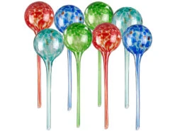 Royal Gardineer Blumen-Bewässerungskugel:2er -Set Gießfrei-Bewässerungs-Kugeln Aus Glas, Je 4 Stk., Ø 8,5 Cm -Rosenstein & Söhne Shop nc9590 13