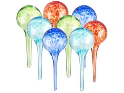 Royal Gardineer Gießstab:2er-Set Gießfrei-Bewässerungs-Kugeln Aus Glas, Je 4 Stk., Ø 6 Cm, Bunt -Rosenstein & Söhne Shop nc9591 10