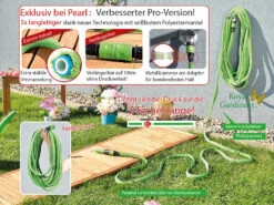 Royal Gardineer Wasserzerstäuber Garten:Wasserzerstäuber-Set Mit Dehnbarem Gartenschlauch & Wasserhahn-Adapter -Rosenstein & Söhne Shop nx1381 1