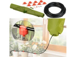 Royal Gardineer Bewässerungssack:2er-Set Pflanzen-Bewässerungssystem Mit 8 Einstellbaren Tropfern, 11 L -Rosenstein & Söhne Shop nx1402 8 1