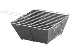 PEARL Klappgrill:2er-Set Flach Zusammenklappbare Kohle-Grills, Grillfläche Je Ca. 24,5 -Rosenstein & Söhne Shop nx1404 2