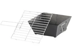 PEARL Faltgrill:Flach Zusammenklappbarer Kohle-Grill, Grillfläche Ca. 24,5 X 24 Cm -Rosenstein & Söhne Shop nx1404 3 1