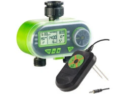 Royal Gardineer Feuchtigkeitssensor:Digitaler Bewässerungscomputer Mit Regen & Boden-Feuchtigkeitsmesser