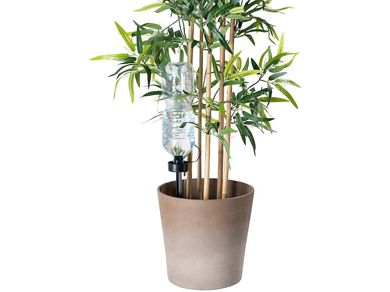 Royal Gardineer Topfpflanzenbewässerung:XXL Pflanzen-Bewässerungssysteme Mit 12 PET-Flaschen-Aufsätzen 10 Royal Gardineer Topfpflanzenbewässerung:XXL Pflanzen-Bewässerungssysteme Mit 12 PET-Flaschen-Aufsätzen – Bild 8