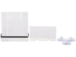 Royal Gardineer Vogelfutterstation:Vogel-Futterhaus Aus Acryl Mit 2 Futtersilos, Saugnapf-Befestigung -Rosenstein & Söhne Shop nx3209 3