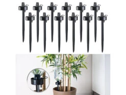 Royal Gardineer Topfpflanzenbewässerung:XXL Pflanzen-Bewässerungssysteme Mit 12 PET-Flaschen-Aufsätzen