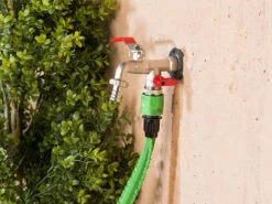 Royal Gardineer Wasserhahn Aussen:2er-Set Doppel-Wasserhähne Mit Kugelauslaufventil, 1/2-Zoll-Anschluss 8 Royal Gardineer Wasserhahn Aussen:2er-Set Doppel-Wasserhähne Mit Kugelauslaufventil, 1/2-Zoll-Anschluss -Rosenstein & Söhne Shop nx3731 2