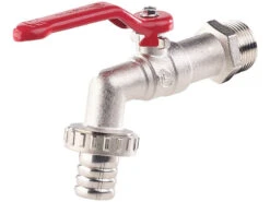 Royal Gardineer Kugelhahn:Wasserhahn Mit Kugelauslaufventil Und 3/4-Zoll-Anschluss