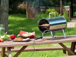 Rosenstein & Söhne Tischräucherofen:Elektro-Tisch-Räucherofen & Smoker, Edelstahl, 1.100 Watt, Bis 250 °C -Rosenstein & Söhne Shop nx3773 12