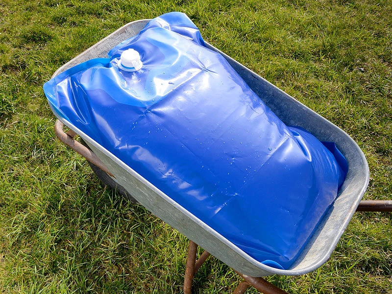 AGT Wassersack:Wasserbehälter Für Die Schubkarre, 80 Liter 6 AGT Wassersack:Wasserbehälter Für Die Schubkarre, 80 Liter – Bild 4