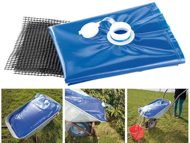 AGT Wassersack:Wasserbehälter Für Die Schubkarre, 80 Liter 3 AGT Wassersack:Wasserbehälter Für Die Schubkarre, 80 Liter