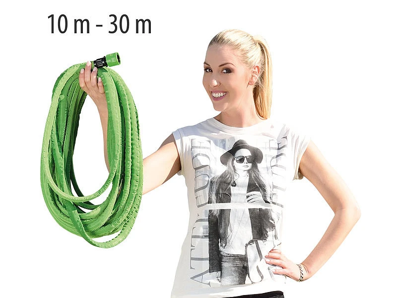 Royal Gardineer Zauber Gartenschlauch:Dehnbarer Gartenschlauch PRO.V2, 10 Bis 30 M 3 Royal Gardineer Zauber Gartenschlauch:Dehnbarer Gartenschlauch PRO.V2, 10 Bis 30 M