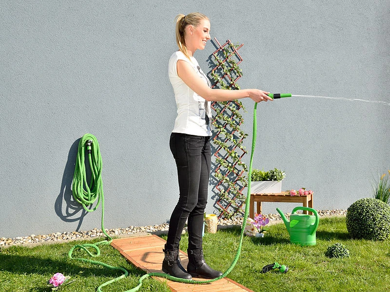 Royal Gardineer Zauber Gartenschlauch:Dehnbarer Gartenschlauch PRO.V2, 10 Bis 30 M 10 Royal Gardineer Zauber Gartenschlauch:Dehnbarer Gartenschlauch PRO.V2, 10 Bis 30 M – Bild 8