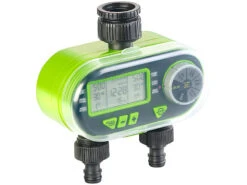 Royal Gardineer Bewässerungsuhr:Digitaler Bewässerungscomputer Mit Display Und 2 Anschlüssen -Rosenstein & Söhne Shop nx5360 10 1