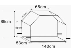Royal Gardineer Grill Abdeckplane:Profi-Grillabdeckung S/M (140 X 89 X 53 Cm) -Rosenstein & Söhne Shop nx5404 2