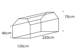 Royal Gardineer Biertisch Abdeckung:Gewebe-Abdeckplane Für Bierzelt-Garnitur, 220 X 75 X 120 Cm -Rosenstein & Söhne Shop nx5413 1