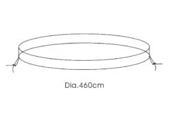 Royal Gardineer Poolabdeckung:Gewebe-Abdeckplane XXL Rund Für Pool, Trampolin, 460 X 17 Cm (Ø X H) 11 Royal Gardineer Poolabdeckung:Gewebe-Abdeckplane XXL Rund Für Pool, Trampolin, 460 X 17 Cm (Ø X H) -Rosenstein & Söhne Shop nx5437 1