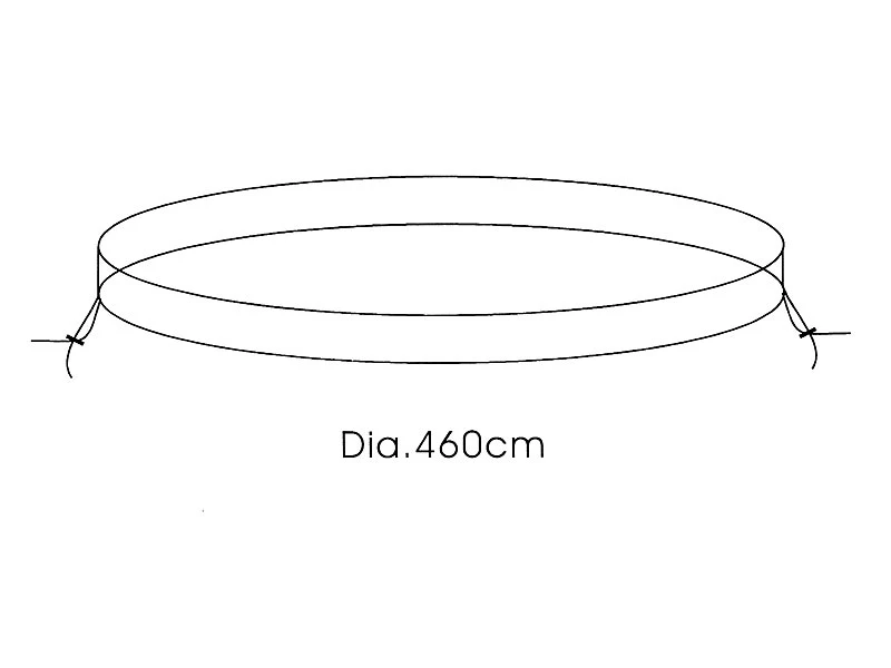 Royal Gardineer Poolabdeckung:Gewebe-Abdeckplane XXL Rund Für Pool, Trampolin, 460 X 17 Cm (Ø X H) 7 Royal Gardineer Poolabdeckung:Gewebe-Abdeckplane XXL Rund Für Pool, Trampolin, 460 X 17 Cm (Ø X H) – Bild 5
