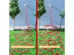 Royal Gardineer Schrumpfschlauch:Dehnbarer Profi-Gartenschlauch PRO.V5 Mit Alu-Anschlüssen, 17,5 - 50 M -Rosenstein & Söhne Shop nx5594 16