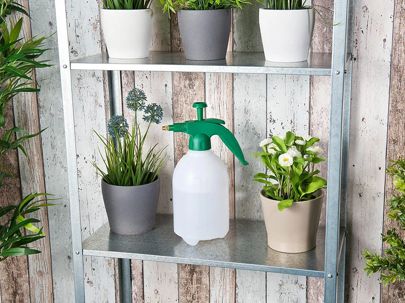 PEARL Drucksprühflasche:Universal-Pump-Druck-Sprüher Mit Messingdüse, Sicherheitsventil, 2 L 5 PEARL Drucksprühflasche:Universal-Pump-Druck-Sprüher Mit Messingdüse, Sicherheitsventil, 2 L – Bild 3