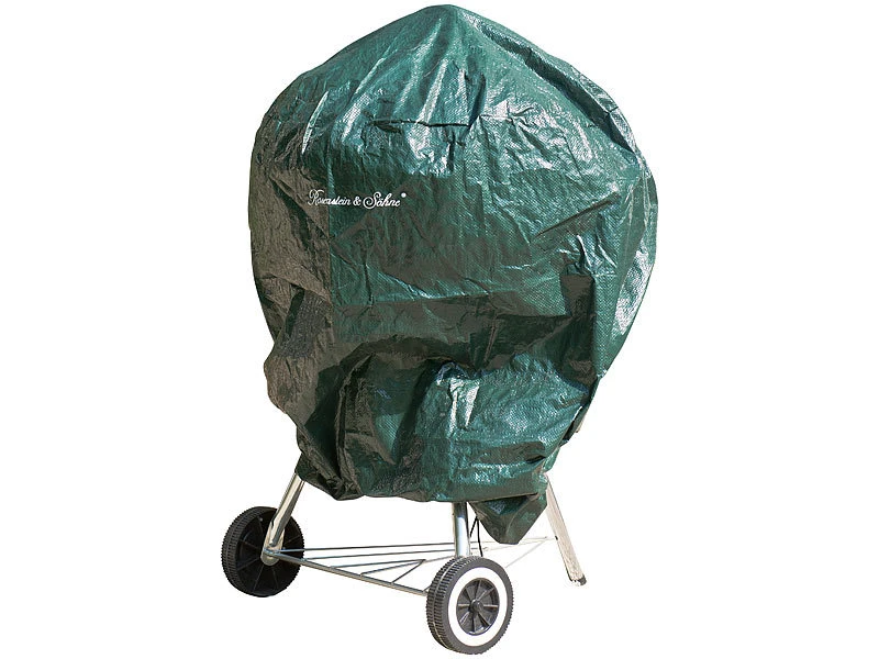 Rosenstein & Söhne Grillabdeckung:Wetterfeste Abdeckhaube Für Kugelgrills, Mit Kordelzug, 70 X 80 Cm 5 Rosenstein & Söhne Grillabdeckung:Wetterfeste Abdeckhaube Für Kugelgrills, Mit Kordelzug, 70 X 80 Cm – Bild 3