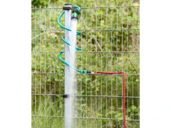 Royal Gardineer Gartenschlauch Dusche:3in1-Gartendusche, Rasensprinkler & Wassernebler, Fixierbarer Schlauch -Rosenstein & Söhne Shop nx6045 20