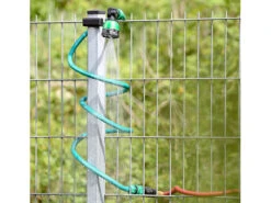 Royal Gardineer Gartenschlauch Dusche:3in1-Gartendusche, Rasensprinkler & Wassernebler, Fixierbarer Schlauch -Rosenstein & Söhne Shop nx6045 21