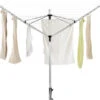 Royal Gardineer Wäscheständer:4-Arm-Wäschespinne Aus Aluminium, 60 Meter Wäscheleine, Mit Bodenanker -Rosenstein & Söhne Shop nx6055 3