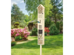 Royal Gardineer Bienenhotel:Insektenhotel "Flip" Mit Erdspieß Als Nisthilfe Für Nützlinge, 160 Cm -Rosenstein & Söhne Shop nx6214 3