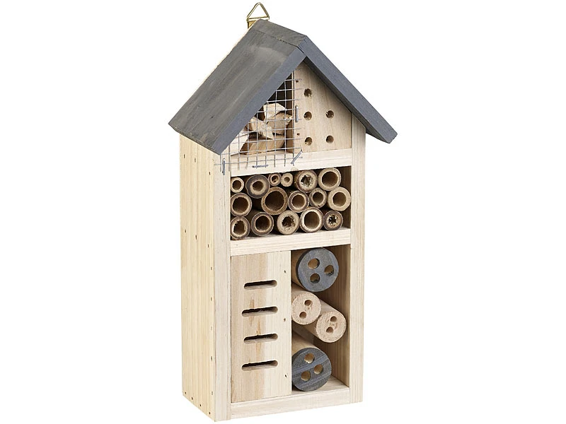 Royal Gardineer Profi-Insektenhotel:Insektenhotel "Linda", Nisthilfe Für Schädlingsbekämpfer Und Nützlinge 3 Royal Gardineer Profi-Insektenhotel:Insektenhotel "Linda", Nisthilfe Für Schädlingsbekämpfer Und Nützlinge