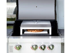 Rosenstein & Söhne Pizzaofen Für Gasgrill:Pizzaofen-Grillaufsatz Mit Steinplatte & Temperaturanzeige Bis 300 °C -Rosenstein & Söhne Shop nx6344 3