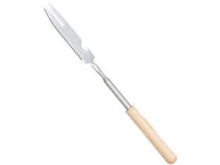 Infactory Teleskopgabel:2er-Set 3in1-Teleskop-Messer, Grillgabel & Flaschenöffner, Bis 67,5 Cm -Rosenstein & Söhne Shop nx6393 0 1