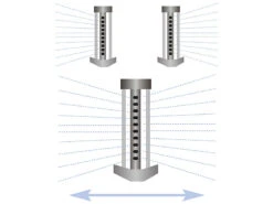 Royal Gardineer Gartenregner:2er-Set Oszillierende Viereckregner Mit Schmutzsieb, Bis 300 M², 4 Bar -Rosenstein & Söhne Shop nx6471 4