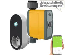 Royal Gardineer Bewässerung WLAN:WLAN-Bewässerungscomputer, Bewässerungsventil, 2-Wege-Verteiler, App -Rosenstein & Söhne Shop nx6476 13