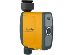 Royal Gardineer WLAN Bewässerung:WLAN-Bewässerungscomputer, Bewässerungsventil, 4-Wege-Verteiler, App -Rosenstein & Söhne Shop nx6477 0