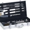 Rosenstein & Söhne Grillset:14-teiliges Edelstahl-Grillbesteck-Set, Aluminium-Koffer, Grillbürste 1 Rosenstein & Söhne Grillset:14-teiliges Edelstahl-Grillbesteck-Set, Aluminium-Koffer, Grillbürste -Rosenstein & Söhne Shop nx6805 0
