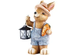 Royal Gardineer Deko Hasen Für Draußen:Wasserfester Deko-Hase "Karotte" Mit Laterne