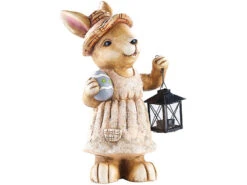 Royal Gardineer Dekohase:Wasserfester Deko-Hase "Biene" Mit Laterne