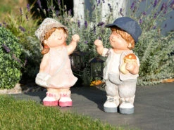 Royal Gardineer Magnesia Figuren:Handbemalte Deko-Figur "Klein-Willy" Mit Laterne -Rosenstein & Söhne Shop nx7291 0 1