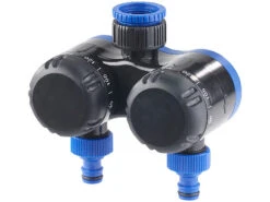 Royal Gardineer Wasser Timer:2-fach-Wasserverteiler Mit Mechanischer Bewässerungsuhr, Bis 120 Min. -Rosenstein & Söhne Shop nx7362 7