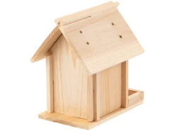 Royal Gardineer Vogelhäuschen:Nistkasten-Bausatz Aus Echtholz, Mit Balkon Und 6-teiligem Farben-Set -Rosenstein & Söhne Shop nx7501 3