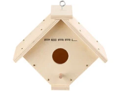 PEARL Nisthäuschen:Nistkasten-Bausatz Aus Echtholz Mit 6-teiligem Farben-Set -Rosenstein & Söhne Shop nx7502 2