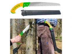 Royal Gardineer Säbelsäge:Handsäge Mit Grobzahnung & Holster, 30-cm-Sägeblatt, 65Mn-Carbon-Stahl -Rosenstein & Söhne Shop nx7793 5